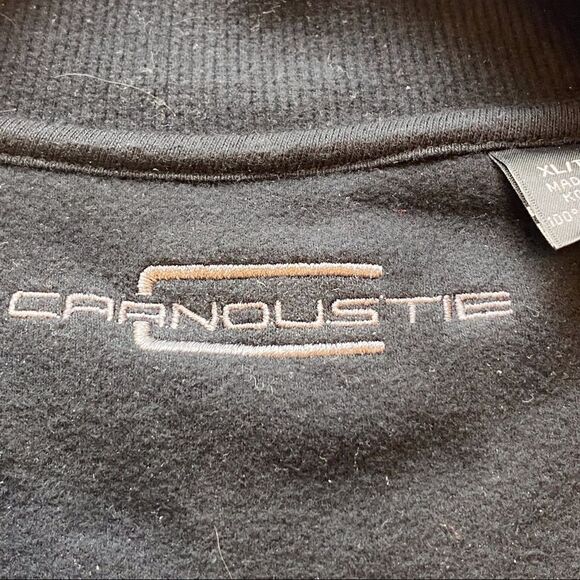 Carnoustie 1/4 Zip Long Sleeve Pullover Size XL - Picture 3 of 11